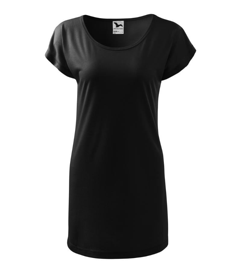 Kurzarm-Sommerkleid für Damen, Oversized LOVE (XS-2XL) ADR26123