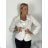 Damen-Langarmjacke (S/M ONE SIZE) ITALIAN FASHION IMPDY23MDUE991838 S / M / L beige