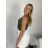 Kleid mit 3/4 Ärmeltasche für Damen (uni sl) ITALIAN Fashion IM3181746 S/M weiß