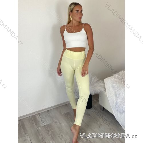 Damen Bambus-Leggings (M/L-XL/2XL) MIE25H030 L / XL žlutá