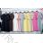 Elegantes Kurzarmkleid mit Rüschen für Damen (S/M/L) Italienische Mode IMWAX260001/DR S / M / L dunkelbraun