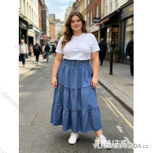 Sommerkleid oval Kurzarm Damen Übergröße (50/52/54 Einheitsgröße) ITALIAN FASHION IM425011