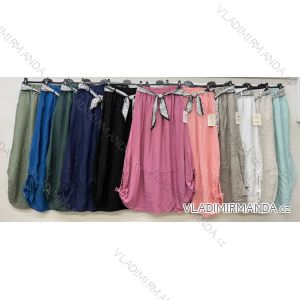 Elegante Hose mit Gürtel für Damen (S/M/L ONE SIZE) ITALIAN FASHION IM425057