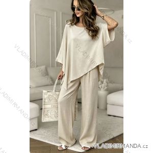 Elegante Hose mit Gürtel für Damen (S/M/L ONE SIZE) ITALIAN FASHION IM425057