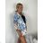 Kleid mit Knöpfen und geknöpften Damen (uni s-m) ITALIAN FASHION IMWA20332