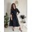Langärmliges Hemdkleid für Damen mit Gürtel (S/M EINHEITSGRÖSSE) ITALIAN FASHION IMPSH24210151