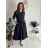 Langärmliges Hemdkleid für Damen mit Gürtel (S/M EINHEITSGRÖSSE) ITALIAN FASHION IMPSH24210151