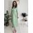 Langärmliges Hemdkleid für Damen mit Gürtel (S/M EINHEITSGRÖSSE) ITALIAN FASHION IMPSH24210151