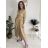 Langärmliges Hemdkleid für Damen mit Gürtel (S/M EINHEITSGRÖSSE) ITALIAN FASHION IMPSH24210151