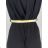 Langer Damenrock (S / M ONE SIZE) ITALIAN FASHION IMWM216874 EINHEITSGRÖSSE schwarz
