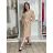 Mit Kapuze langärmliges mit Kapuze Kleid (uni s / m) IM2191956 S / M / L beige