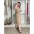 Mit Kapuze langärmliges mit Kapuze Kleid (uni s / m) IM2191956 S / M / L beige