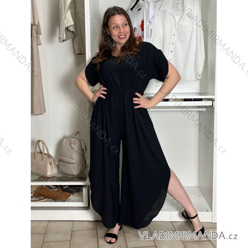 Elegante, lange Jogginghose für Damen (Einheitsgröße S/M/L) ITALIAN FASHION IMD23634 S / M / L schwarz