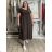 Elegante Hose mit Gürtel für Damen (S/M/L ONE SIZE) ITALIAN FASHION IM425057