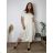 Sommerkleid oval Kurzarm Damen Übergröße (50/52/54 Einheitsgröße) ITALIAN FASHION IM425011