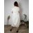 Sommerkleid oval Kurzarm Damen Übergröße (50/52/54 Einheitsgröße) ITALIAN FASHION IM425011  grünes Khaki