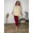Sommerkleid oval Kurzarm Damen Übergröße (50/52/54 Einheitsgröße) ITALIAN FASHION IM425011 54/56/58 hellblau