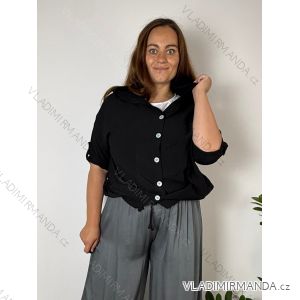 Sommerkleid oval Kurzarm Damen Übergröße (50/52/54 Einheitsgröße) ITALIAN FASHION IM425011