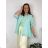 Sommerkleid oval Kurzarm Damen Übergröße (50/52/54 Einheitsgröße) ITALIAN FASHION IM425011 54/56/58 türkis