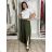 Sommerliche Wickelhose für Damen (Einheitsgröße S/M/L) ITALIENISCHE MODE IM426159 M/L/XL Königsblau