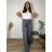 Lange Sommerhose in Übergröße für Damen (S/M/L Einheitsgröße) ITALIAN FASHION IM425271