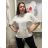 Übergroßer gestrickter Langarmpullover für Damen (S/M EINHEITSGRÖSSE) ITALIAN FASHION IMSN2416125
