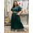 Sommerhemdkleid mit Gürtel, kurze Ärmel, Damen (42/44/46 EINHEITSGRÖSSE) ITALIAN FASHION IM425036