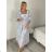 Langes trägerloses Partykleid für Damen (S/M/L EINHEITSGRÖSSE) ITALIAN FASHION IMPLP2365360011A