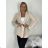 Damen-Langarmjacke (S/M ONE SIZE) ITALIAN FASHION IMPDY23MDUE991838 S / M / L beige