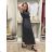 Langes Sommerkleid mit kurzen Ärmeln für Damen (Einheitsgröße S/M) ITALIAN FASHION IM323101