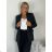 Damen-Langarmjacke (S/M ONE SIZE) ITALIAN FASHION IMPDY23MDUE991838 S / M / L schwarz