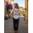 Kurzarm-T-Shirt für Damen (XS/S/M Einheitsgröße) ITALIAN FASHION IMM25M2415CIAO