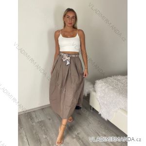 Elegante Hose mit Gürtel für Damen (S/M/L ONE SIZE) ITALIAN FASHION IM425057
