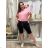 Jogginghose baggy 3/4 kurze Frauen (UNI SM) ITALIAN FASHION IMD20406