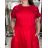 Damen Stretchhose (S/M/L Einheitsgröße) ITALIAN FASHION IM525STELA S / M / L rot