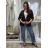 Damen-Langarmjacke (S/M ONE SIZE) ITALIAN FASHION IMPDY23MDUE991838