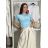 Elegante, lange Jogginghose für Damen (Einheitsgröße S/M/L) ITALIAN FASHION IMD26045/DUR S / M / L weiß