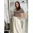 Elegante, lange Jogginghose für Damen (Einheitsgröße S/M/L) ITALIAN FASHION IMD26045/DUR S / M / L weiß