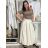 Elegante, lange Jogginghose für Damen (Einheitsgröße S/M/L) ITALIAN FASHION IMD26045/DUR S / M / L weiß