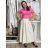 Elegante, lange Jogginghose für Damen (Einheitsgröße S/M/L) ITALIAN FASHION IMD26045/DUR S / M / L weiß