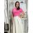 Elegante, lange Jogginghose für Damen (Einheitsgröße S/M/L) ITALIAN FASHION IMD26045/DUR S / M / L weiß