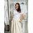 Elegante, lange Jogginghose für Damen (Einheitsgröße S/M/L) ITALIAN FASHION IMD26045/DUR S / M / L weiß