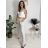 Elegante Hose mit Gürtel für Damen (S/M/L ONE SIZE) ITALIAN FASHION IM425057