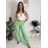 Elegante Hose mit Gürtel für Damen (S/M/L ONE SIZE) ITALIAN FASHION IM425057