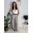 Elegante Hose mit Gürtel für Damen, Übergröße (44/46/48 Einheitsgröße) ITALIAN FASHION IM425557