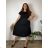 Sommerkleid oval Kurzarm Damen Übergröße (50/52/54 Einheitsgröße) ITALIAN FASHION IM425011