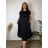 Sommerkleid oval Kurzarm Damen Übergröße (50/52/54 Einheitsgröße) ITALIAN FASHION IM425011