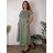 Sommerkleid oval Kurzarm Damen Übergröße (50/52/54 Einheitsgröße) ITALIAN FASHION IM425011
