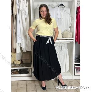 Elegante Hose mit Gürtel für Damen (S/M/L ONE SIZE) ITALIAN FASHION IM425057