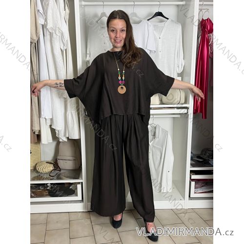 Elegante Hose mit Gürtel für Damen (S/M/L ONE SIZE) ITALIAN FASHION IM425057